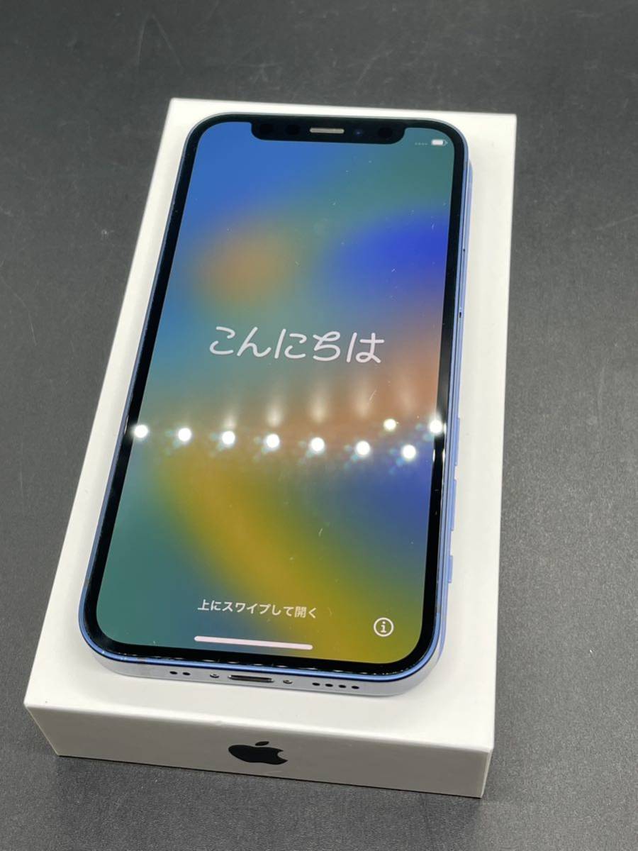 3093】Apple iPhone12 mini MGDP3J/A 128GB ブルー A2398 3093】Apple iPhone12 mini MGDP3J/A 128GB ブルー A2398