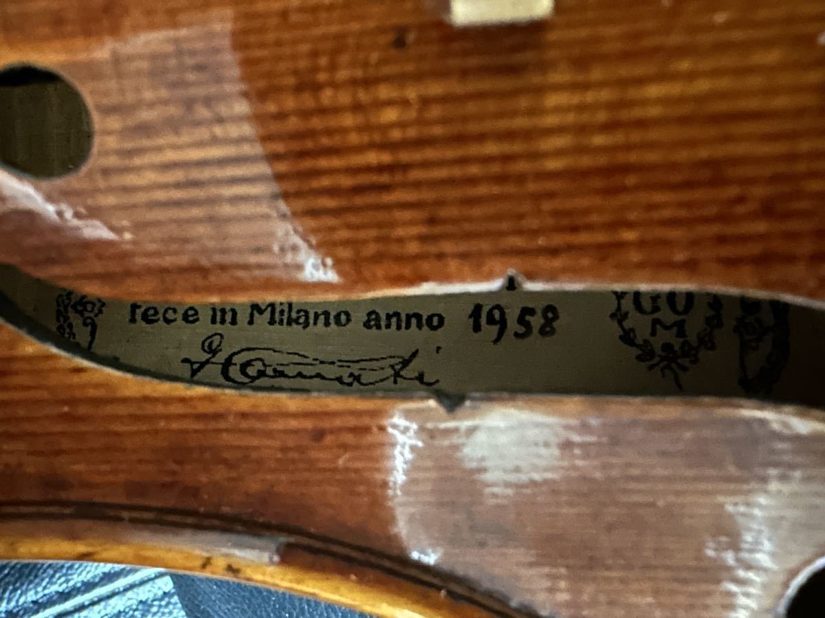 オールドバイオリン 骨董品 イタリア 4/4 弦楽器 Giuseppe Ornati オールドバイオリン 骨董品 イタリア 4/4 弦楽器 Giuseppe Ornati