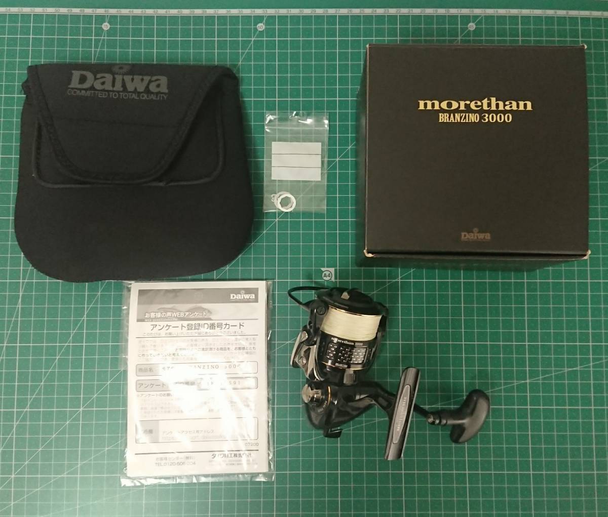 No.446 ダイワ モアザン ブランジーノ 3000 DAIWA morethan BRANZINO オーバーホール済 極美品