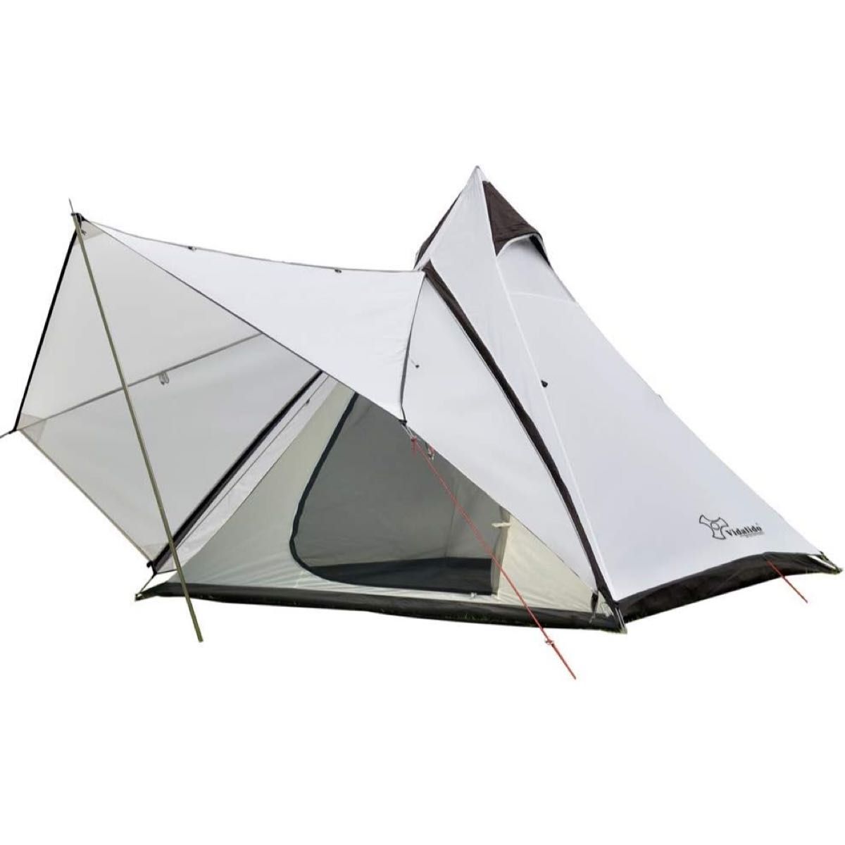 ワンポールテント キャンプテント テント 4人用 換気窓 軽量 アウトドア