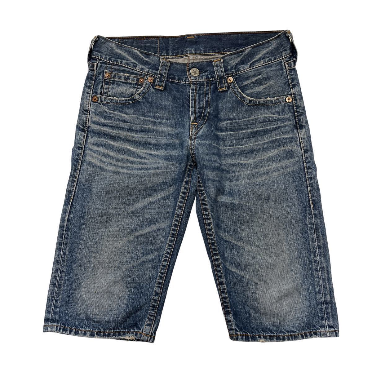 Levi's リーバイス 502 デニムハーフパンツ ショートパンツ SN502-0001 W30 L14(W30)｜売買されたオークション情報、ヤフオク!  の商品情報をアーカイブ公開