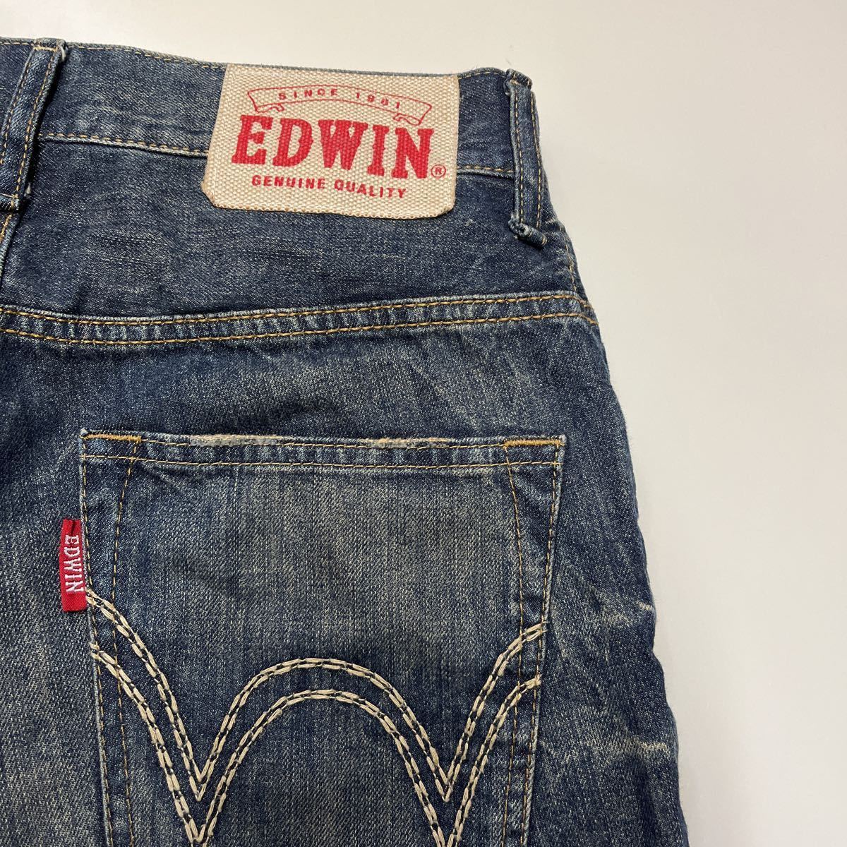 EDWIN Edwin KS0028 укороченные брюки джинсы Denim брюки W28