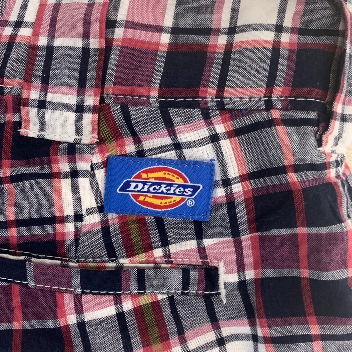 【美品】Dickies ディッキーズ チェック ショートパンツ ショーツ ハーフパンツ w28