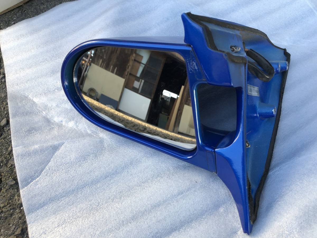  Ganador Super Mirror aero mirror R34 Skyline GT-R BNR34 ER34 ENR34 HR34 2 door for Bay side blue 