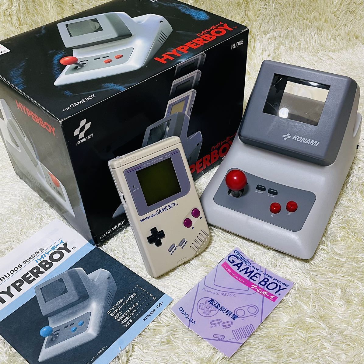 動作品】 KONAMI HYPERBOY ハイパーボーイ RU005 ゲームボーイ用 箱