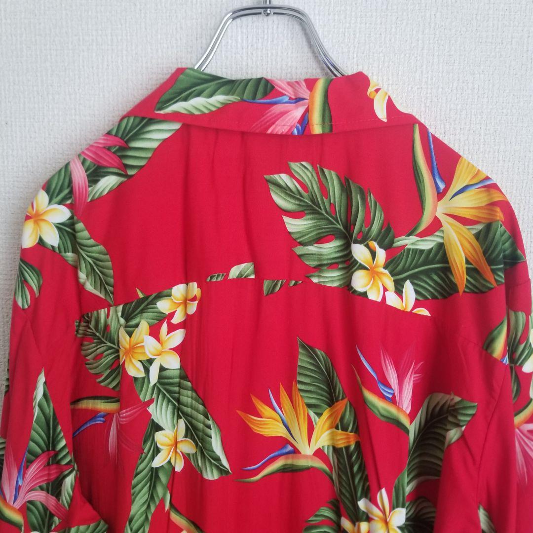 新品　RJC・KALAHEO　 ALOHA SHIRTレーヨン アロハシャツ MADE IN HAWAII USA　　M（XL～2XL）ゆるだぼ_画像7