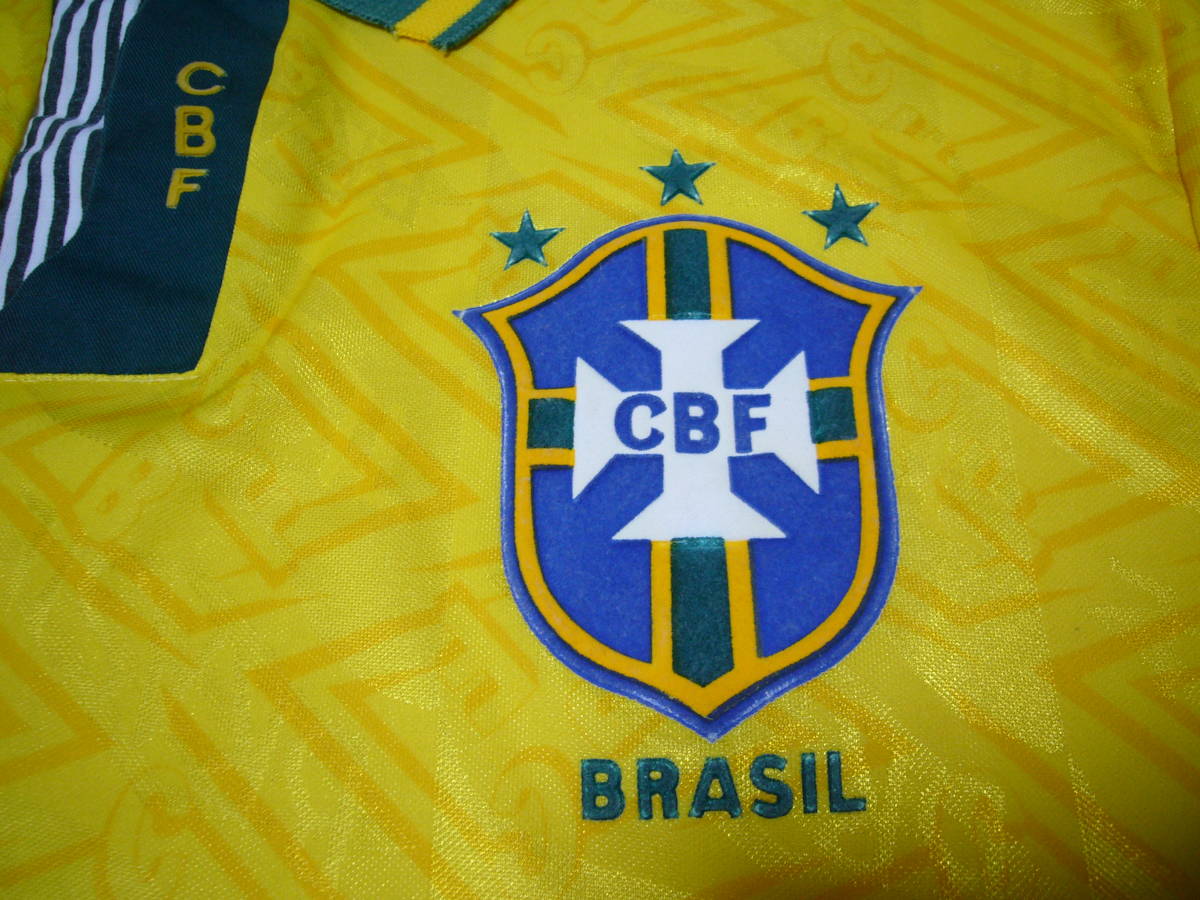 アンブロ 92-93年ブラジル代表ユニフォーム M～Lサイズくらい-