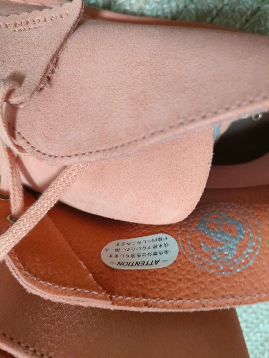  new goods regular price 25300 Clarks Clarks desert boots suede UK9 US10 28cm degree coral pink Vietnam made regular goods natural leather men's 