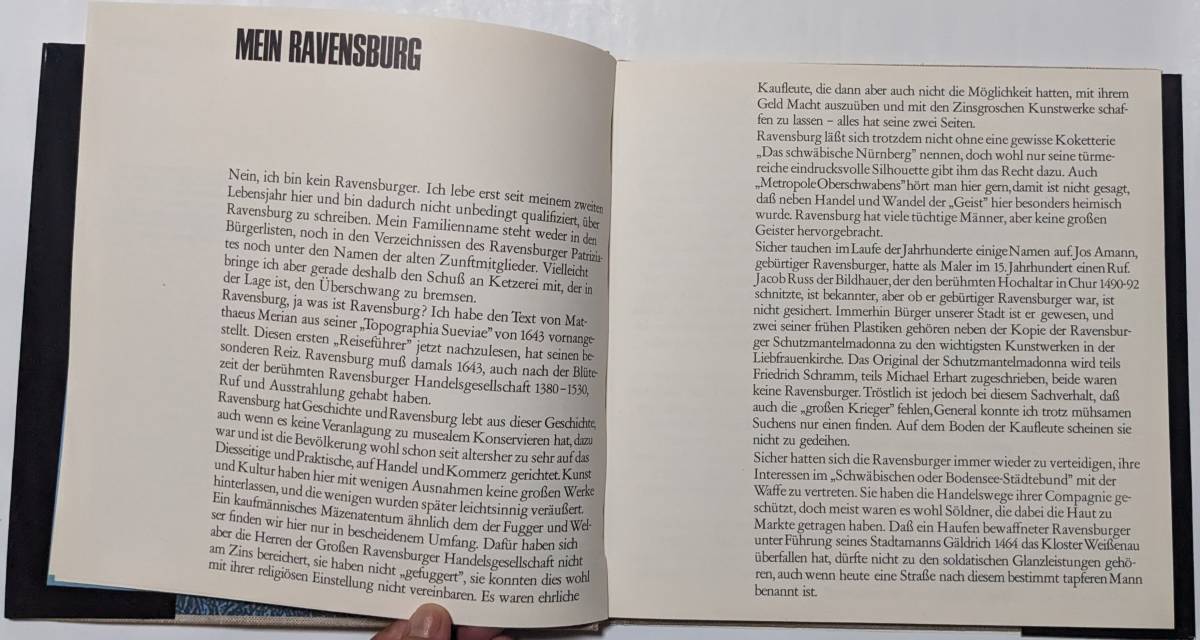 ドイツ ラーベンスブルクの歴史とガイドと写真集「RAVENSBURG」ドイツ語/モノクロ写真/カラー写真/ハードブック_画像4