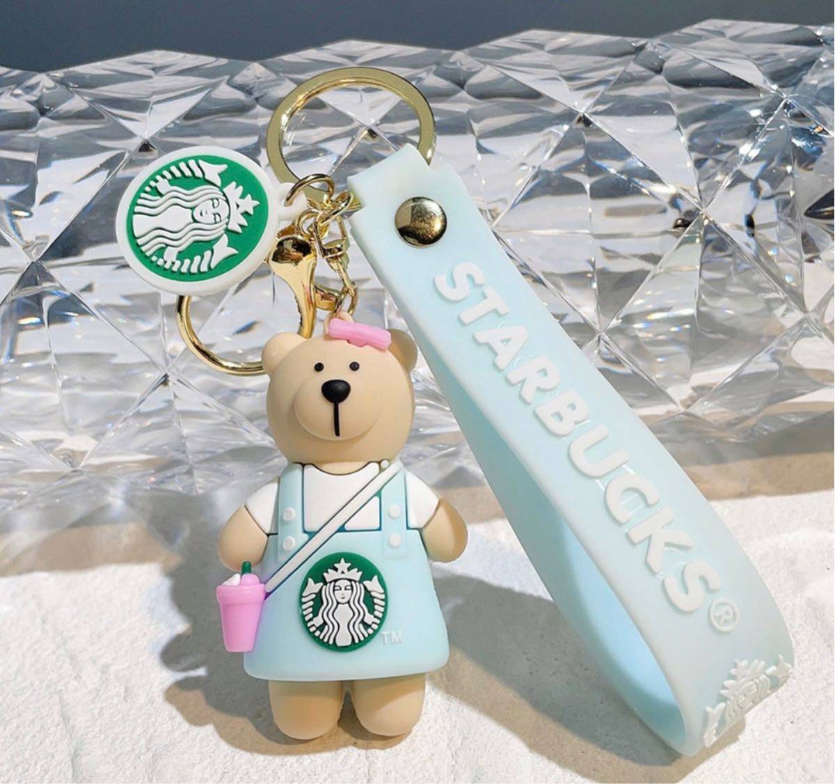 新品 匿名配送 4点セット スターバ ベアリスタ キーホルダー