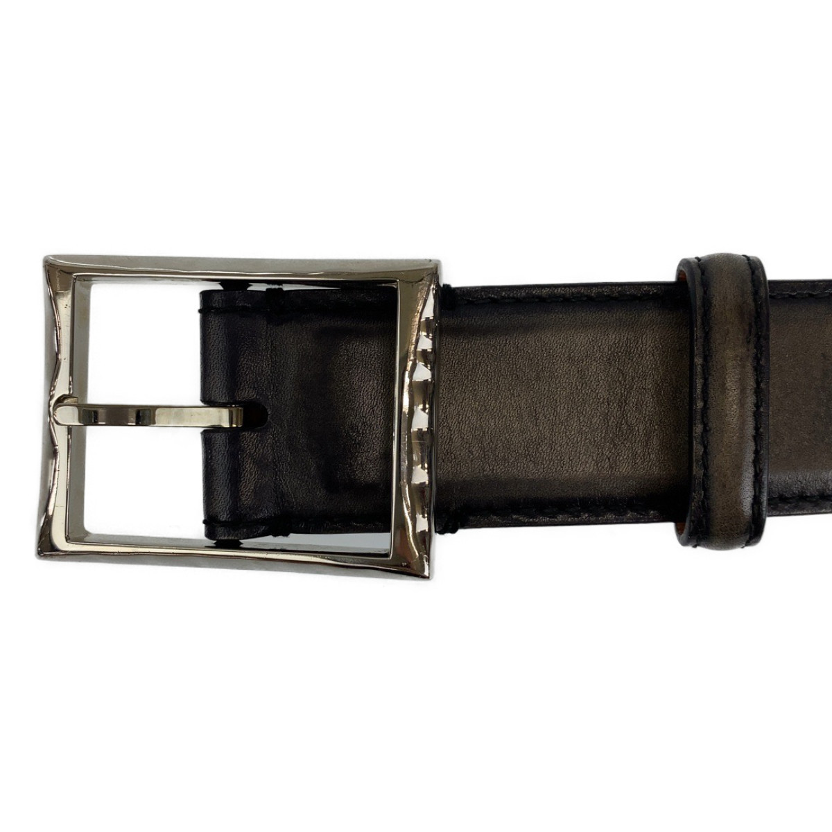 Berluti ベルルッティ ベルトクラシック ブラウン 茶 シルバー Berluti ベルルッティ ベルトクラシック ブラウン 茶 シルバー