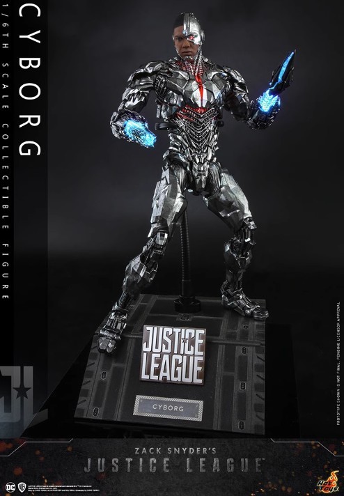 ホットトイズ TMS057B 1/6スケールフィギュア ジャスティス・リーグ ザック・スナイダーカット サイボーグ Cyborg (ボーナス付き) 新品_画像3