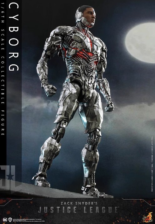 ホットトイズ TMS057B 1/6スケールフィギュア ジャスティス・リーグ ザック・スナイダーカット サイボーグ Cyborg (ボーナス付き) 新品_画像5