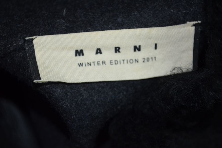 マルニ　MARNI　ムートン　ダブルジップ　ポンチョ　コート　40 D3712_画像7