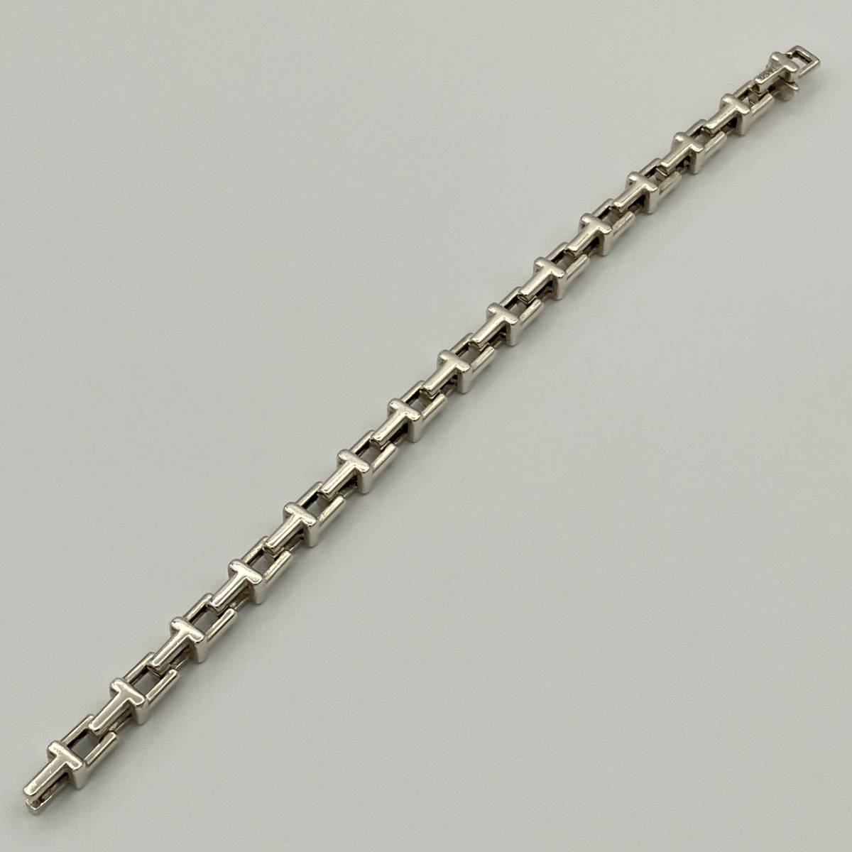 メンズ XLサイズ 希少 ティファニー T チェーン ブレスレット メンズ XLサイズ 希少 ティファニー T チェーン ブレスレット