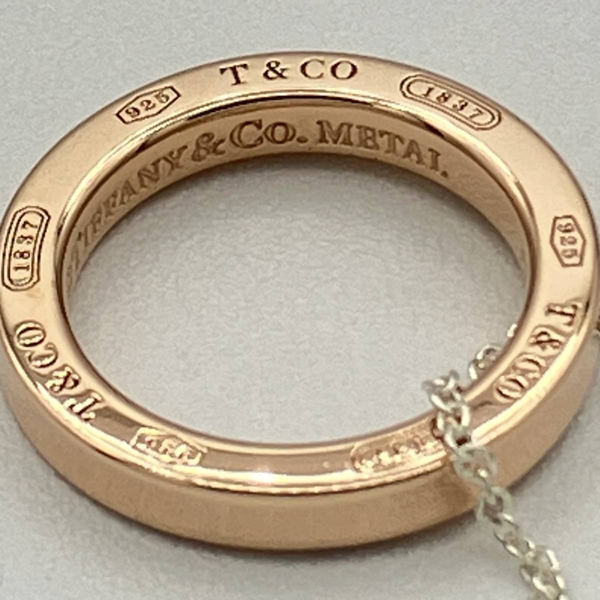希少品 ティファニー 1837 サークル リング ネックレス 希少品 ティファニー 1837 サークル リング ネックレス