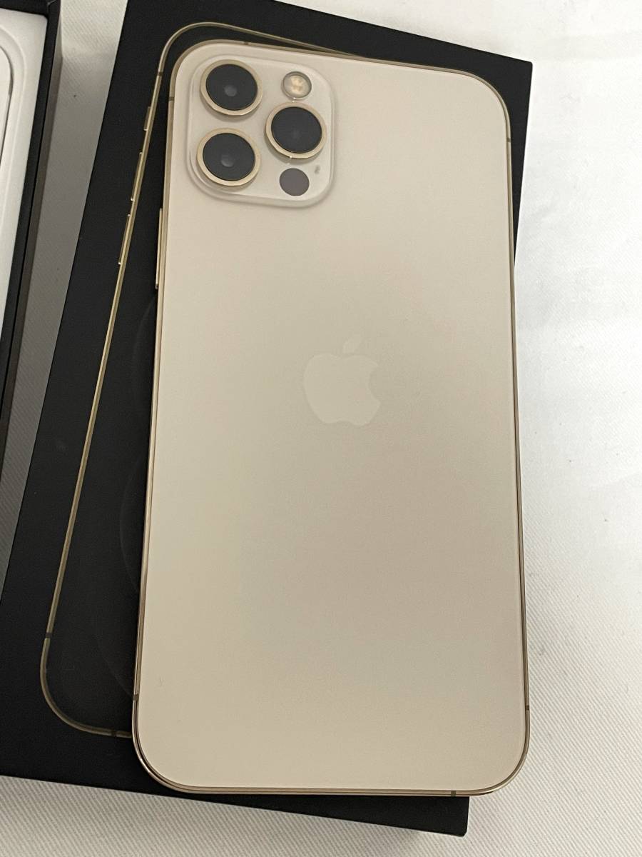 Apple iPhone12 Pro 512GB Gold A2406 MGMH3J/A バッテリ86% SIMフリー