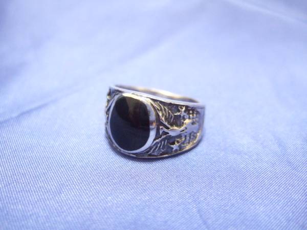  Yokohama newest silver 925SILVER! attraction. silver college ring 17~25 number men's lady's postage 220 jpy ξgRξ ξ ring 41
