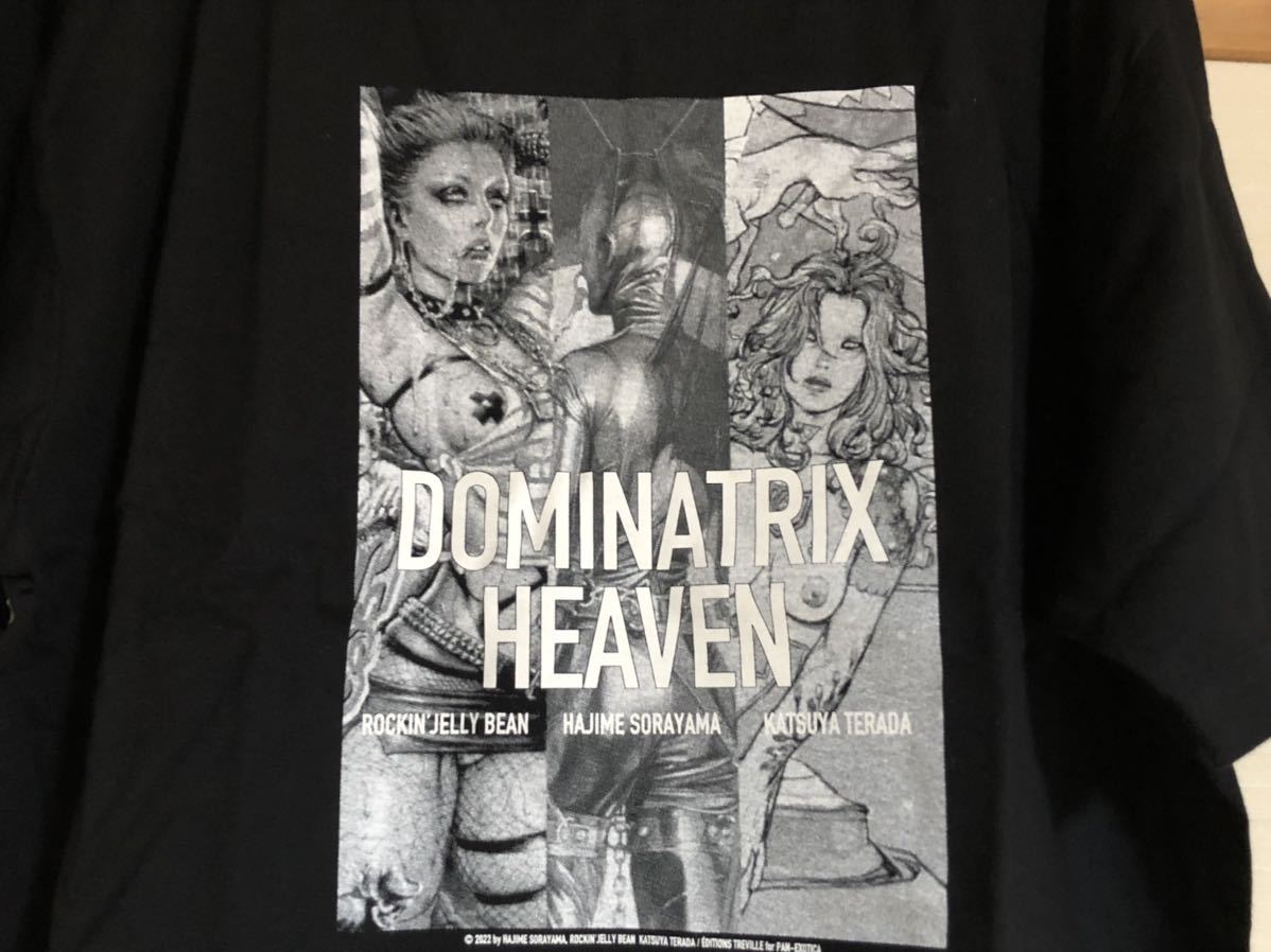 希少サイズ XL rockin' jelly bean 空山基　寺田克也　dominatrix heaven 展覧会 記念Tシャツ _画像1