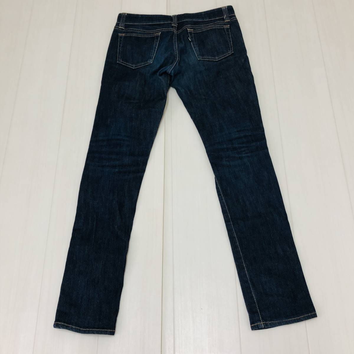 a00923 美品 良品 BEAMS BOY ビームスボーイ デニム ジーンズ ジーパン ローライズ 古着感 綿100％ 日本製 スリム カジュアルデニムコーデ_画像2