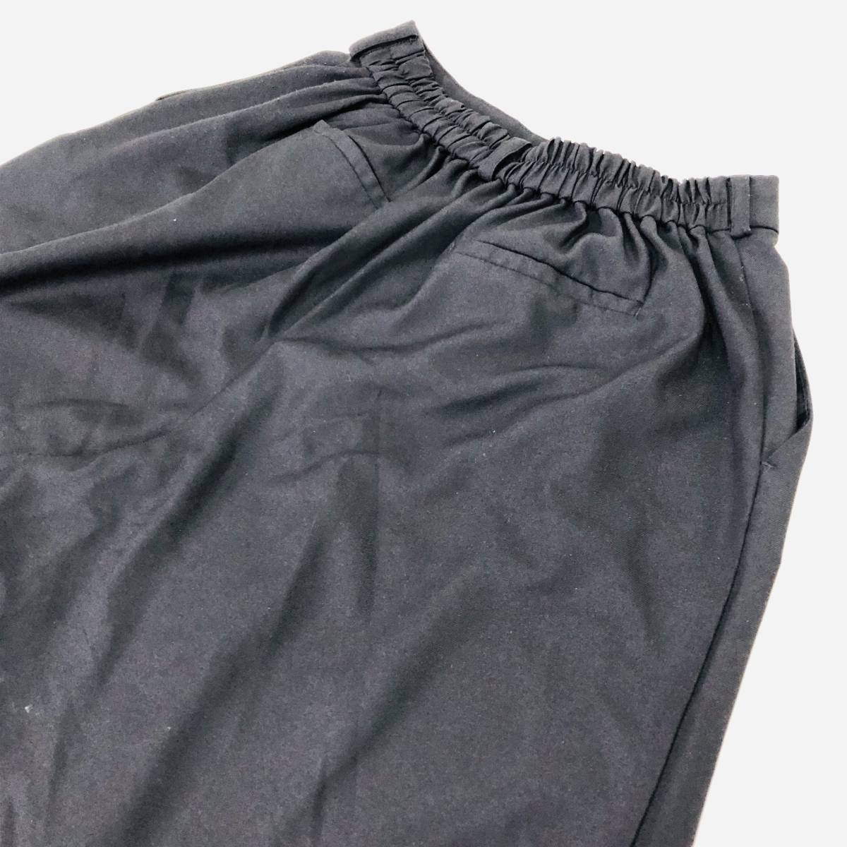 a01078 прекрасный товар INGNI крыло брюки широкий casual талия резина карман 2.2 tuck M чёрный черный прекрасное качество простой tei Lee casual 