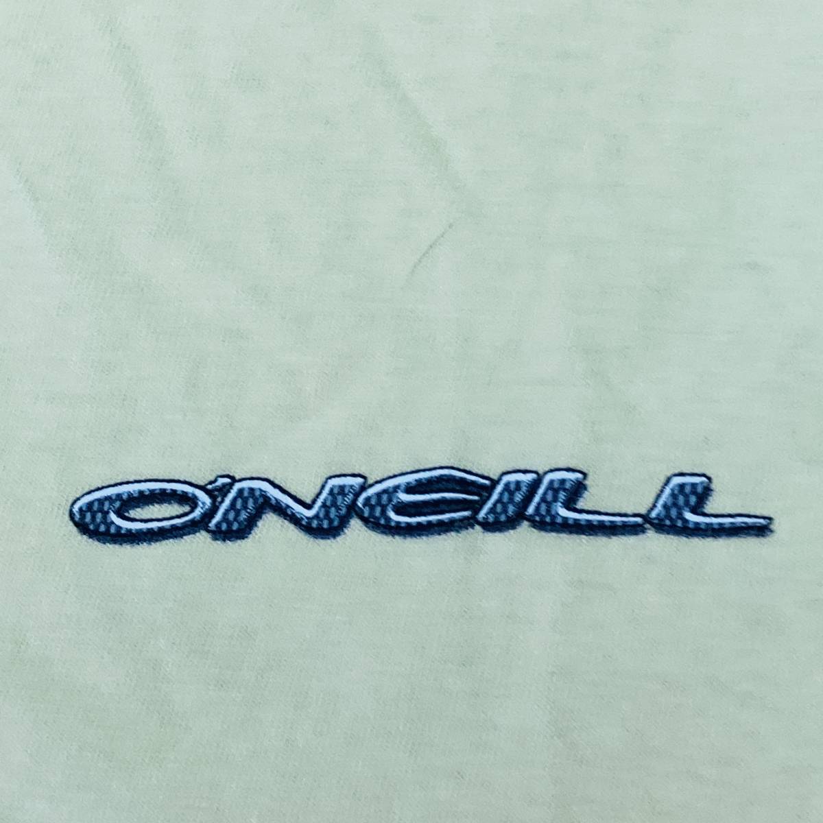 a01233 ONEILL オニール メンズ Tシャツ 半袖 ロゴプリント ビッグプリント 薄手 M 黄 万能 シンプル 古着 ベーシックカジュアルスタイル_画像9