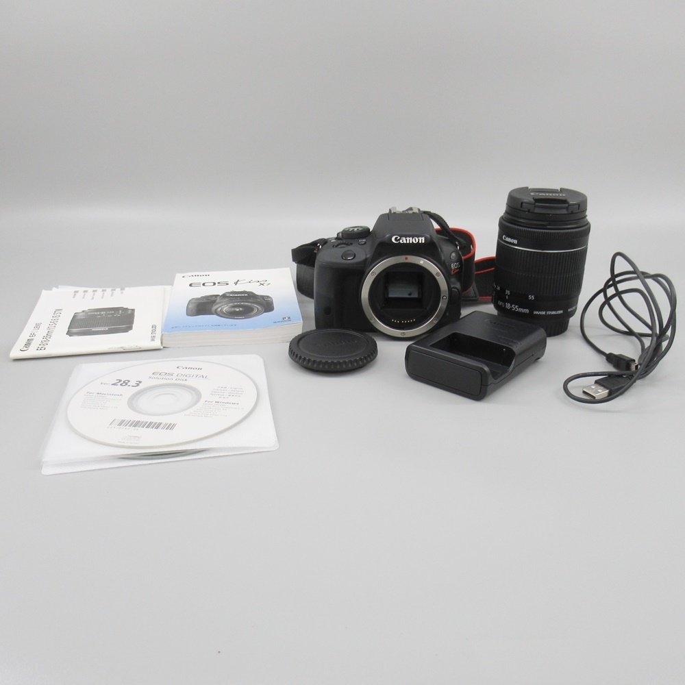 1円～ Canon キヤノン EOS Kiss X7 デジタル一眼レフカメラ ZOOM LENZ