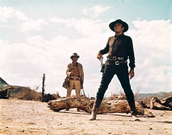 1968年 映画、『ウエスタン』 チャールズ・ブロンソン　他　フォト 写真3枚_セルジオ・レオーネ監督作品