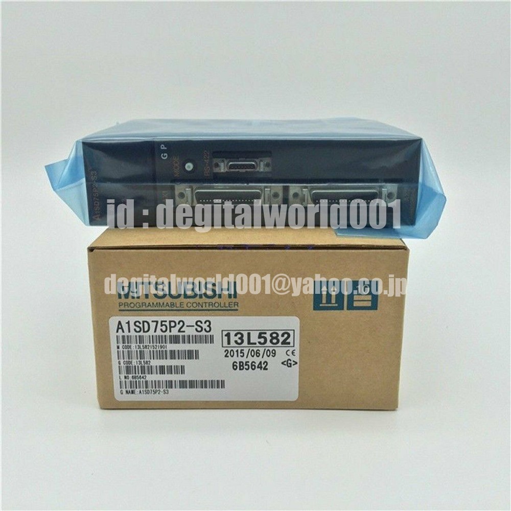 訳あり 新品【代引★引取可 東京発】MITSUBISHI/三菱 A1SD75P2-S3【6ヶ月保証】 その他 訳あり 新品【代引★引取可 東京発】MITSUBISHI/三菱 A1SD75P2-S3【6ヶ月保証】 その他