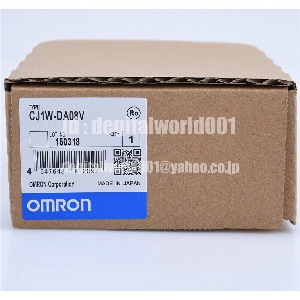 新品【代引★Ｔ番号領収書★税込 東京発】OMRON/オムロン CJ1W-DA08V アナログ出力ユニット【６ヶ月保証】_画像1