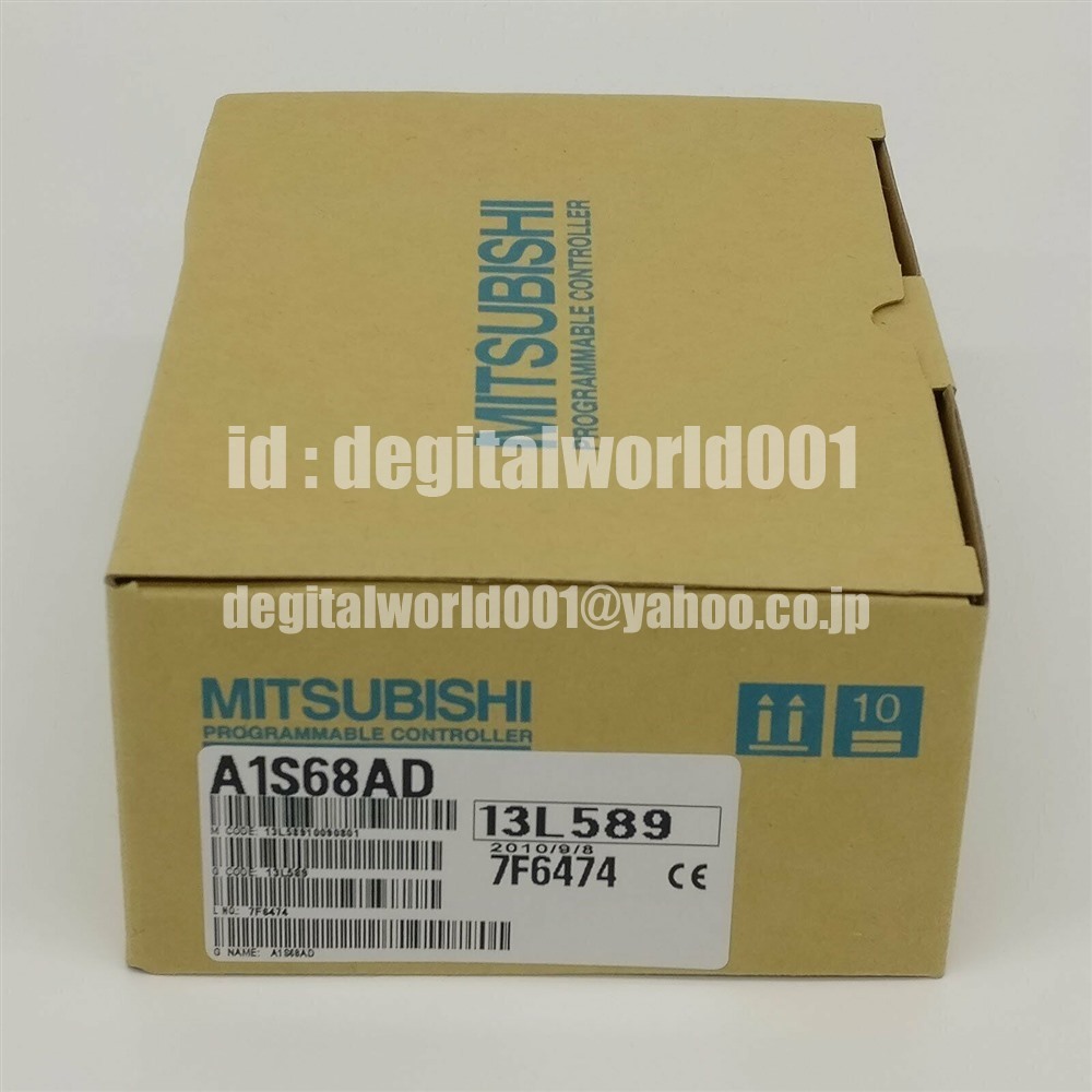 新品【代引★Ｔ番号領収書★税込 東京発】三菱★MITSUBISHI PLC シーケンサ　入力ユニット A1S68AD【６ヶ月保証】_画像1