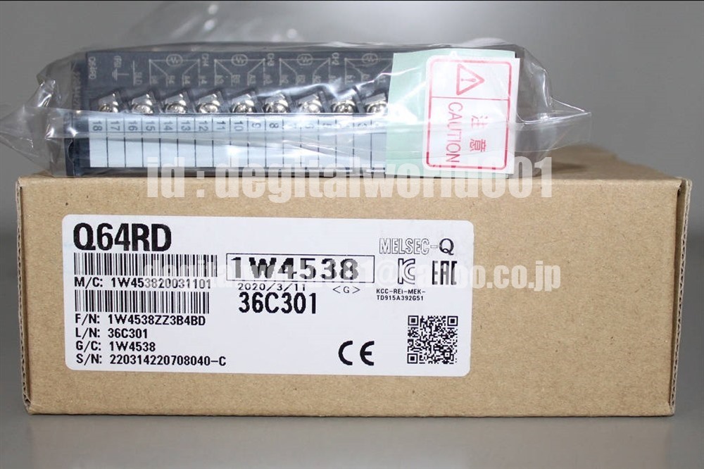 ☆新品 送料無料☆三菱 シーケンサ 測温抵抗体入力ユニットQ64RD☆6