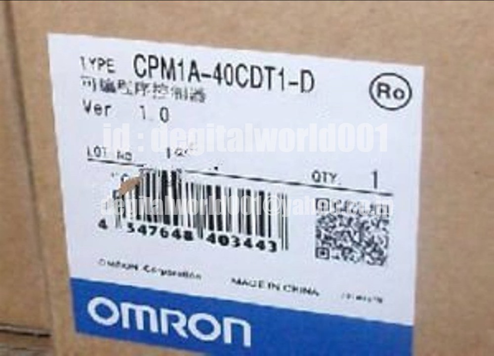 新品【代引★Ｔ番号領収書★税込 東京発】OMRON/オムロン CPM1A-40CDT1-D CPUユニット【６ヶ月保証】