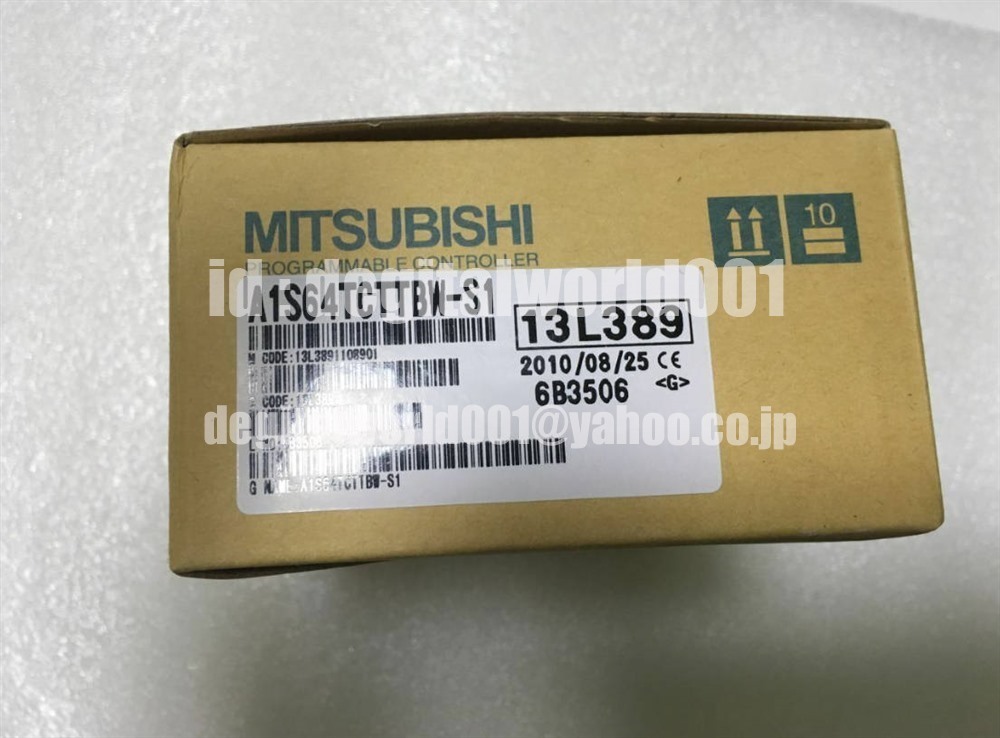 新品【代引★Ｔ番号領収書★税込 東京発】MITSUBISHI 三菱電機 シーケンサ温度調節ユニット A1S64TCTTBW-S1【６ヶ月保証】_画像1