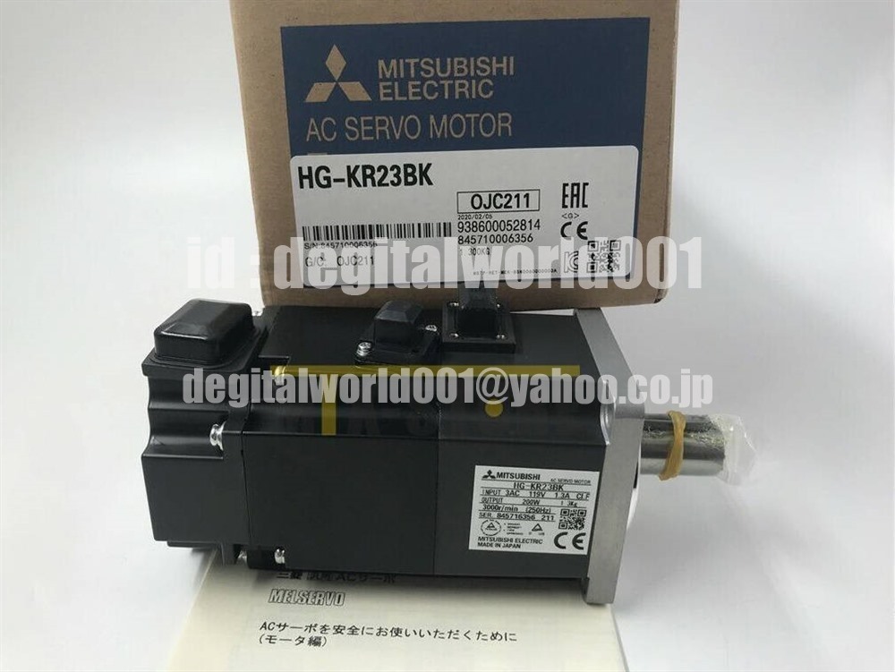 新品【東京発☆代引可】MITSUBISHI/三菱 HG-KR23BK サーボモーター