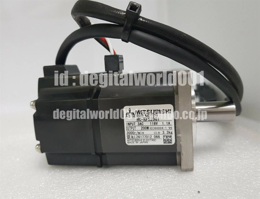 新品【代引★T番号領収書★税込 東京発】三菱 HC-KFS23G1 サーボモーター【6ヶ月保証】
