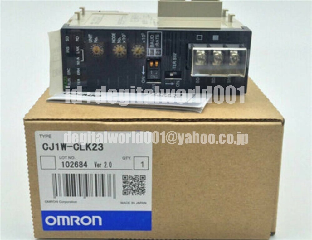 新品【代引★Ｔ番号領収書★税込 東京発】OMRON/オムロン CJ1W-CLK23 プログラマブルコントローラ【６ヶ月保証】_画像1