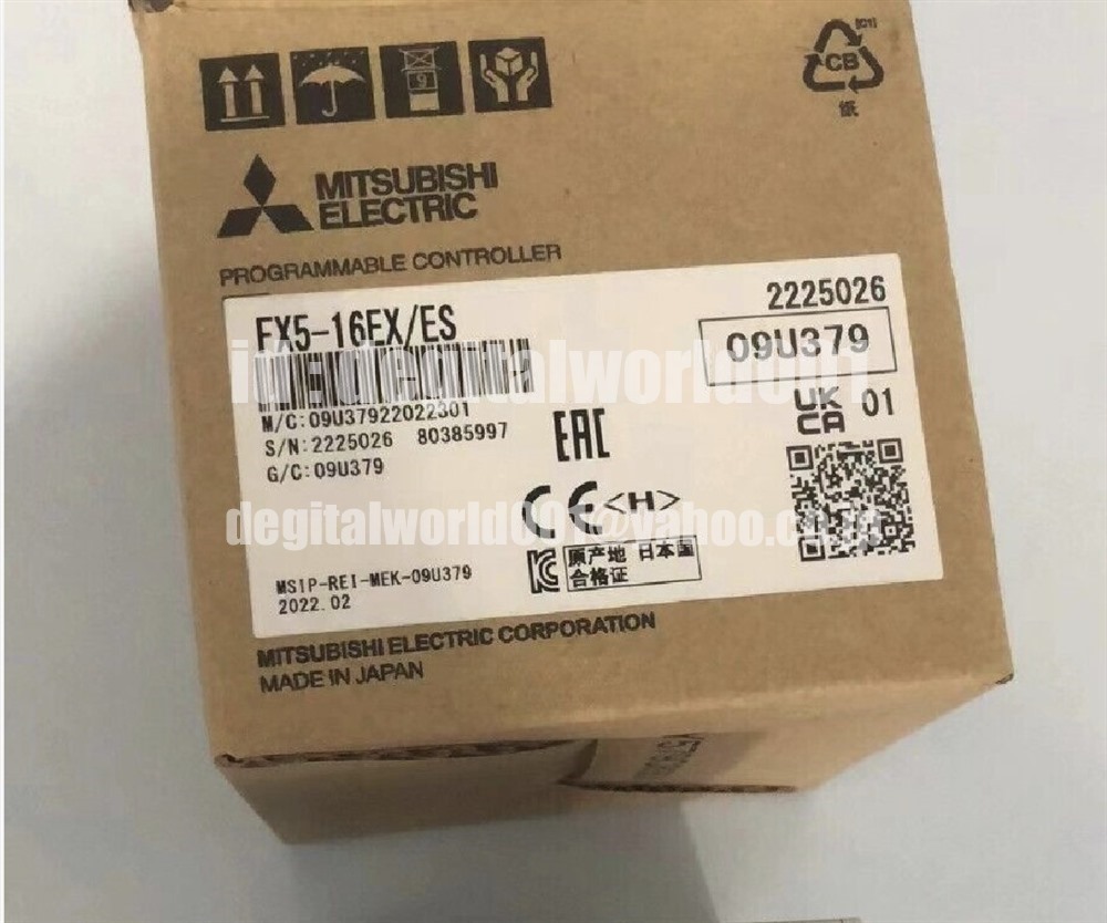 新品【代引★Ｔ番号領収書★税込 東京発】 MITSUBISHI/三菱 シーケンサ FX5-16EX/ES【６ヶ月保証】