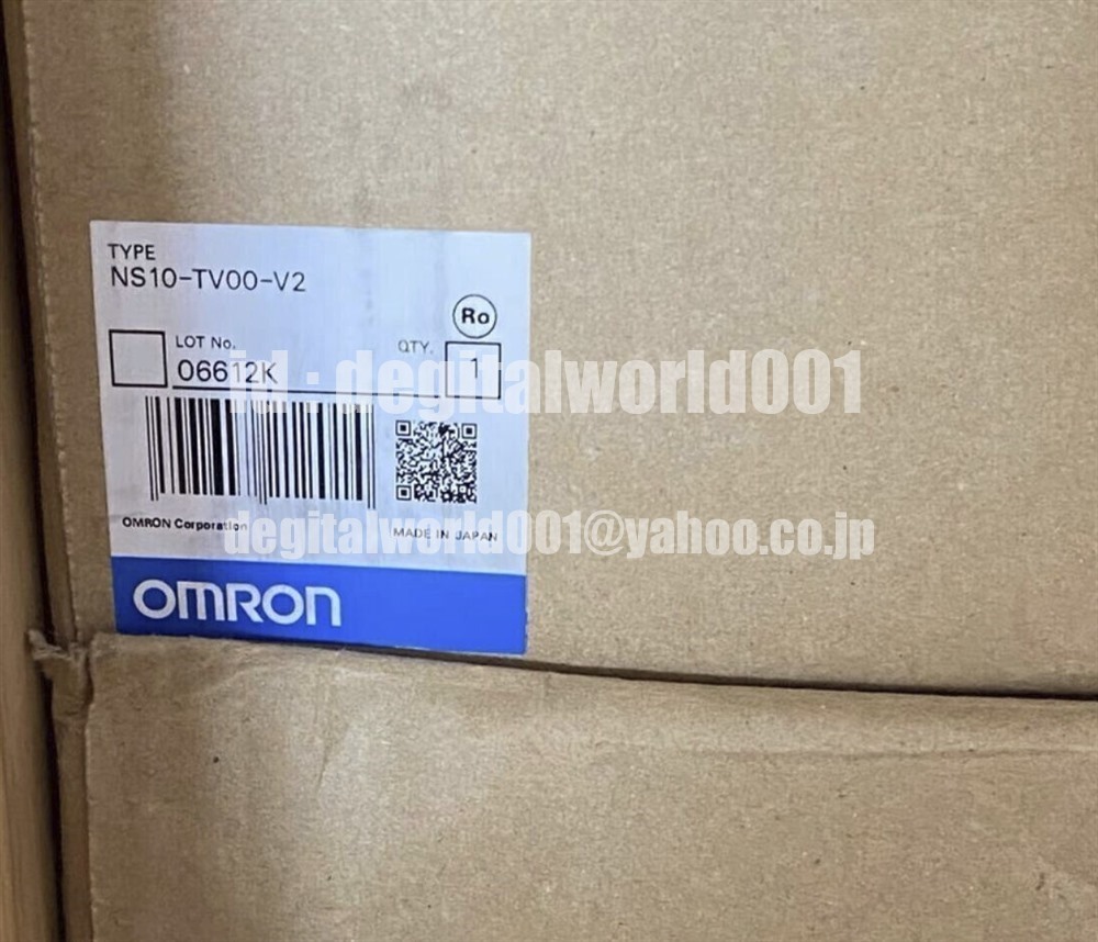 新品【代引★Ｔ番号領収書★税込 東京発】OMRON タッチパネル NS10-TV00-V2【６ヶ月保証】