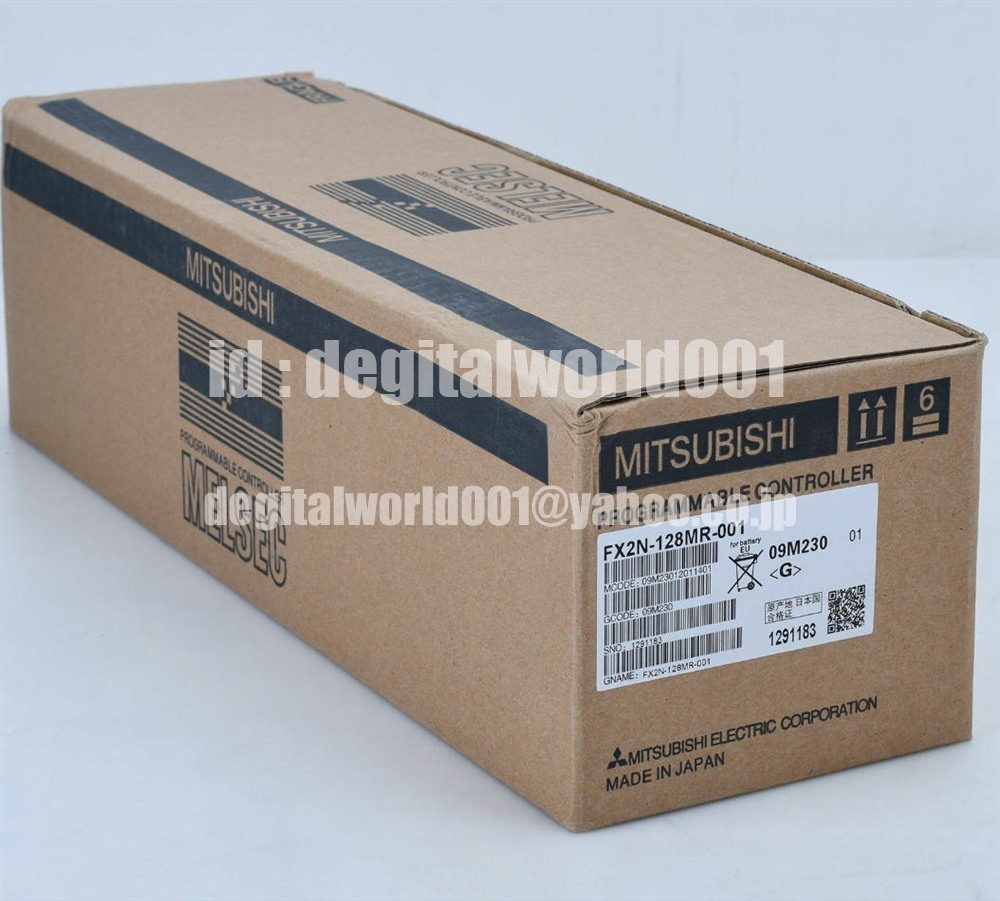 新品【代引★Ｔ番号領収書★税込 東京発】三菱★MITSUBISHI PLC FX2N-128MR-001【６ヶ月保証】