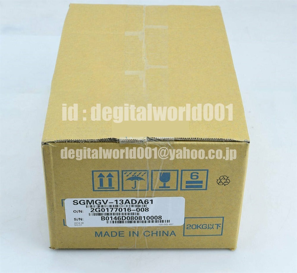 新品【代引★適格請求書 東京発】YASKAWA / 安川電機 SGMGV-13ADA61 サーボモーター【6ヶ月保証】工具、DIY用品