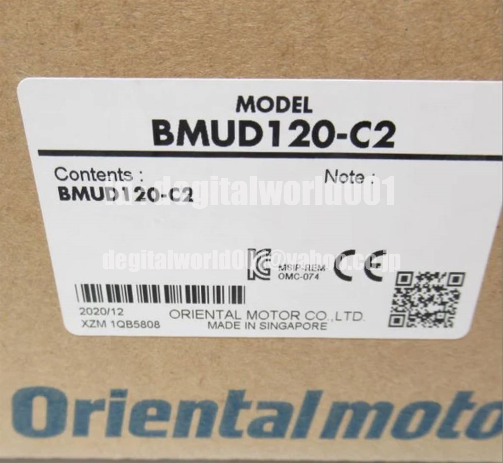 新品【代引★Ｔ番号領収書★税込 東京発】OrientaImotor BMUD120-C2 　【６ヶ月保証】