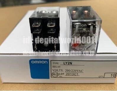 新品【東京発★Ｔ番号領収書★税込】50個入り ★ OMRON オムロン LY2N 200/220VAC ACパワーリレー【６ヶ月保証】_画像1