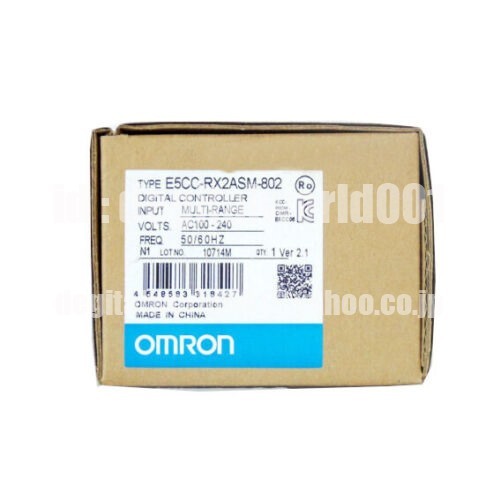 新品【Ｔ番号領収書★税込★東京発】OMRON/オムロン 　E5CC-RX2ASM-802　温度調節器 　【６ヶ月保証】