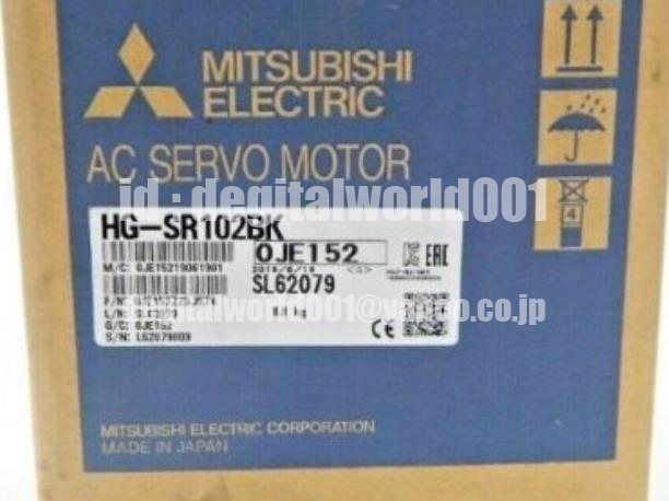 新品【代引★Ｔ番号領収書★税込 東京発】MITSUBISHI 三菱 HG-SR102BK サーボモーター【６ヶ月保証】