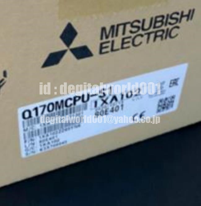 新品【代引★Ｔ番号領収書★税込 東京発】三菱電機 Q170MCPU-S1【６ヶ月保証】_画像1