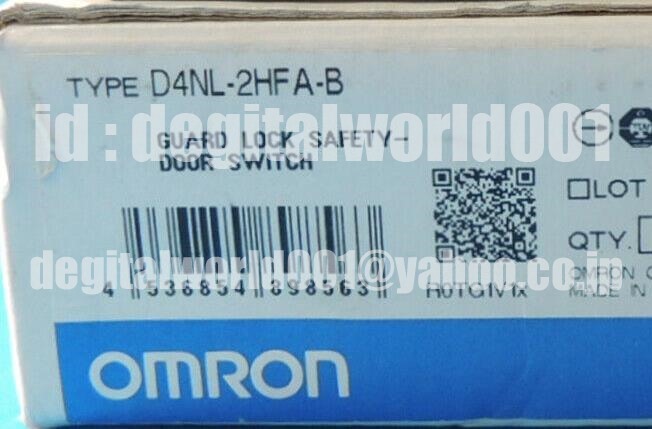 新品【代引★Ｔ番号領収書★税込 東京発】OMRON D4NL-2HFA-B 小形電磁ロック セーフティドアスイッチ【６ヶ月保証】