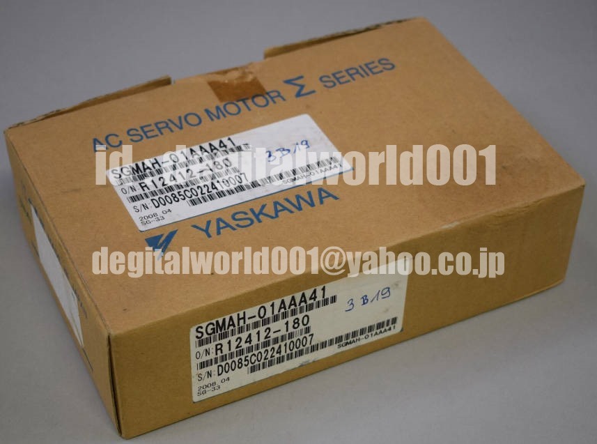 新品【代引★T番号領収書★税込 東京発】YASKAWA / 安川電機 SGMAH-01AAA41 サーボドライバー【6ヶ月保証】