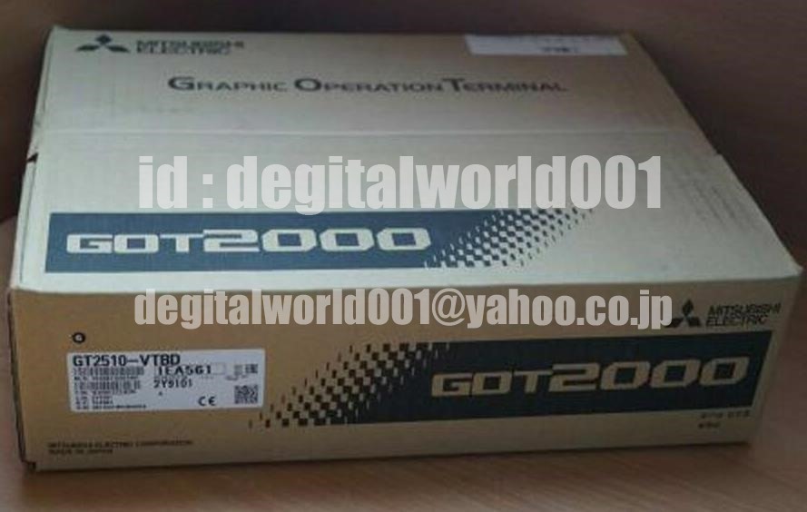 新品【代引★Ｔ番号領収書★税込 東京発】三菱　タッチパネル GT2510-VTBD 【６ヶ月保証】