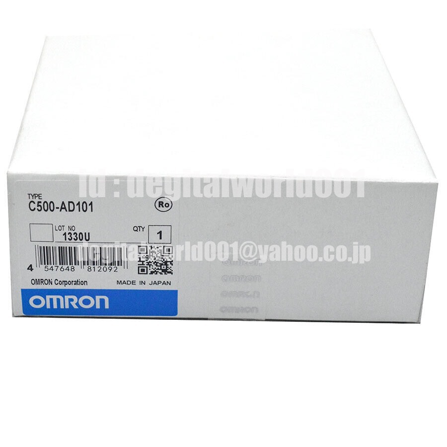 新品【代引★Ｔ番号領収書★税込 東京発】OMRON/オムロン C500-AD101 アナログ入力ユニット【６ヶ月保証】